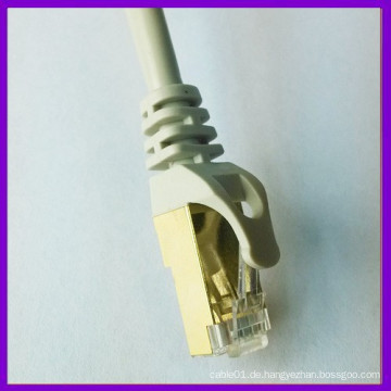 Goldplatte sftp rj45 cat7 Vernetzung Patchkabel